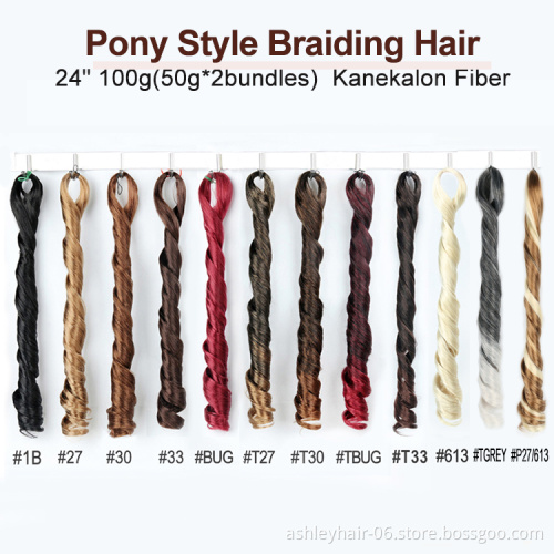 synthetic braiding attachments hair braids extensions curly curl hair wavy braiding hair